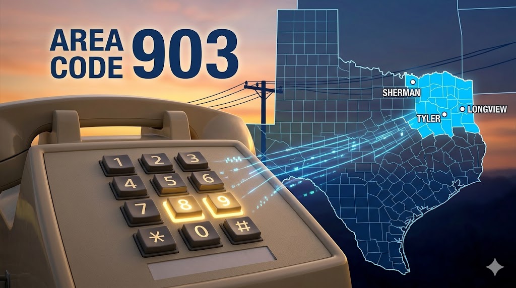 Telephone Area Code 903