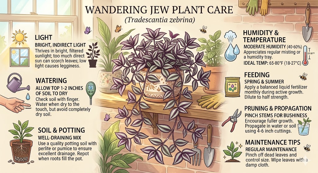 Wandering Jew Plant Care