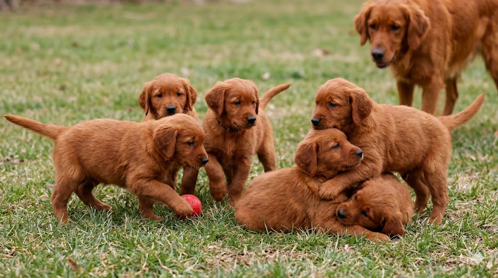 Red Golden Retriever Puppies