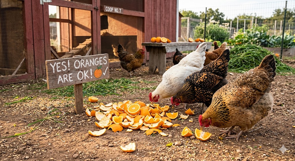 Can Chickens Eat Oranges