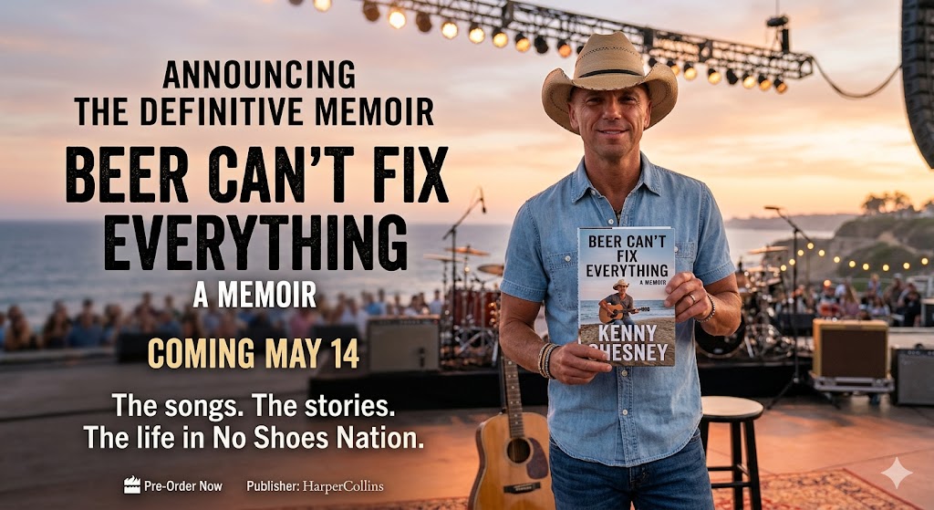 Kenny Chesney Memoir Announcement