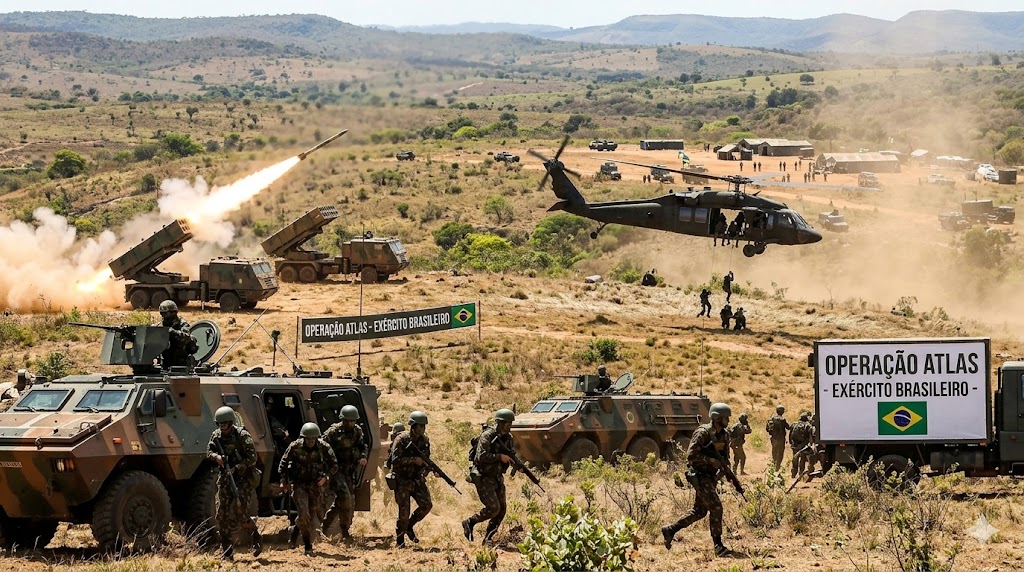 Atlas Military Exercise Brazil