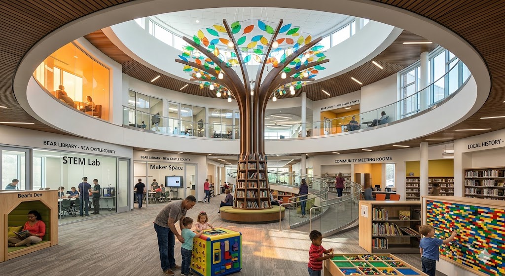 Exploring the New Castle Bear Library