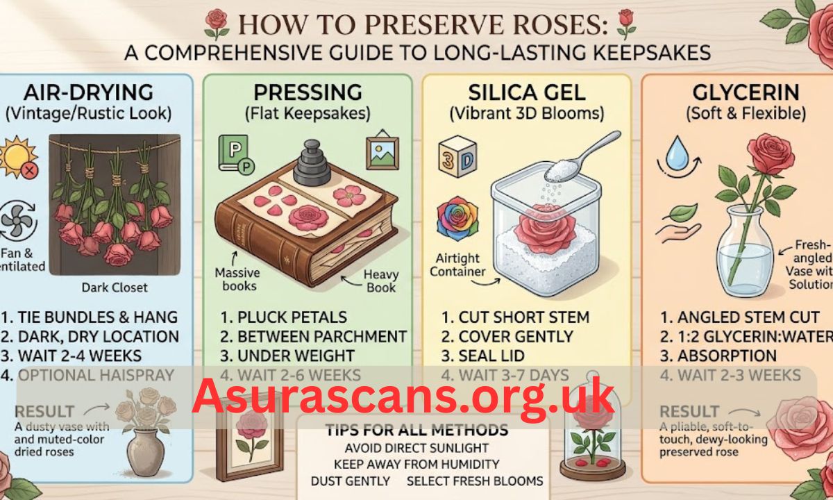 How to Preserve Roses